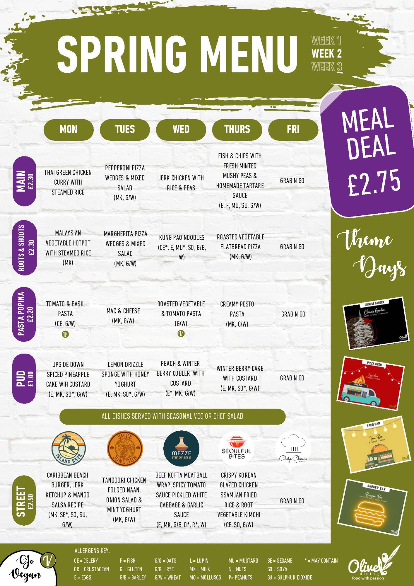 CST Spring Menu 2025 Grab N Go Page 2