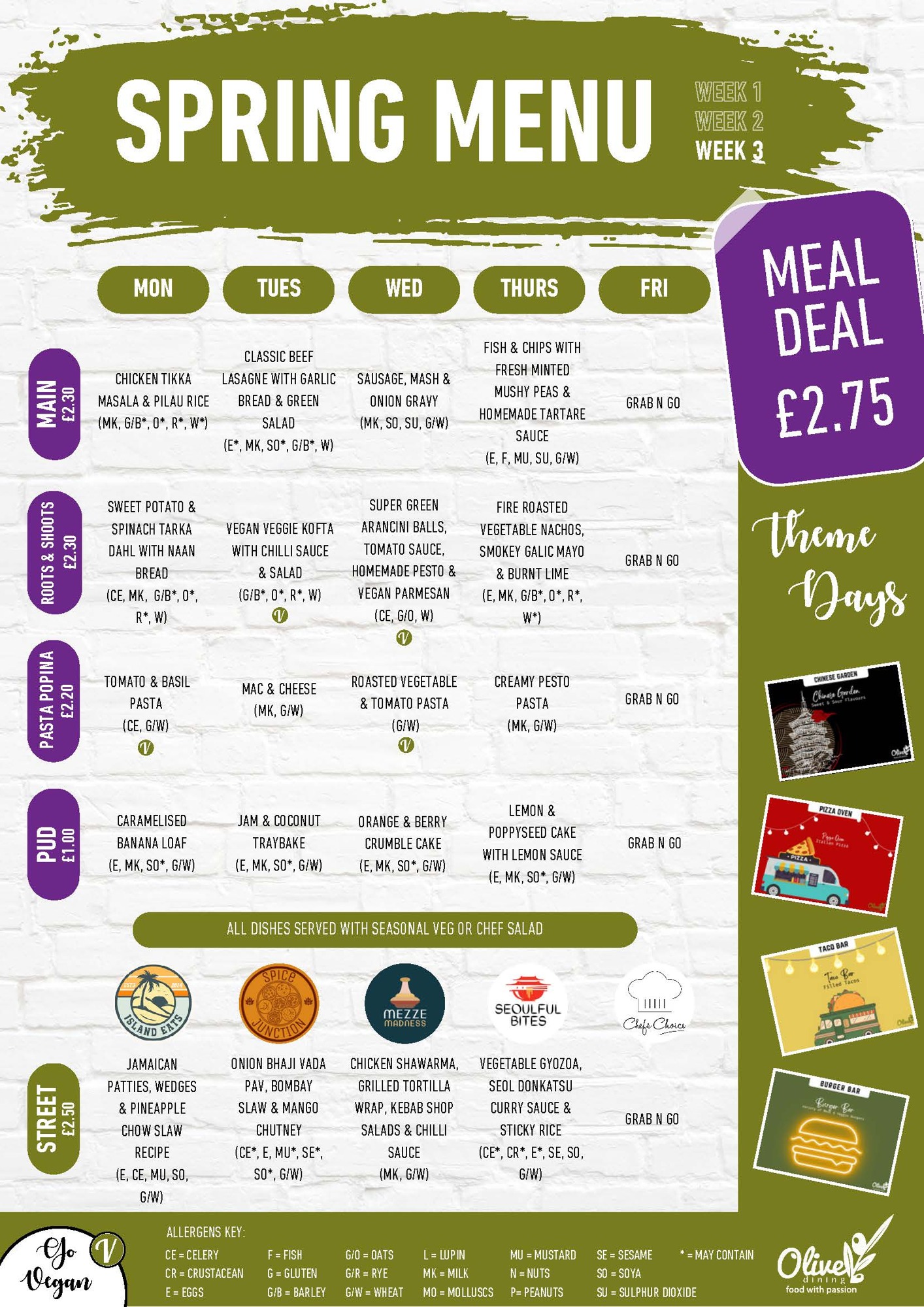 CST Spring Menu 2025 Grab N Go Page 3