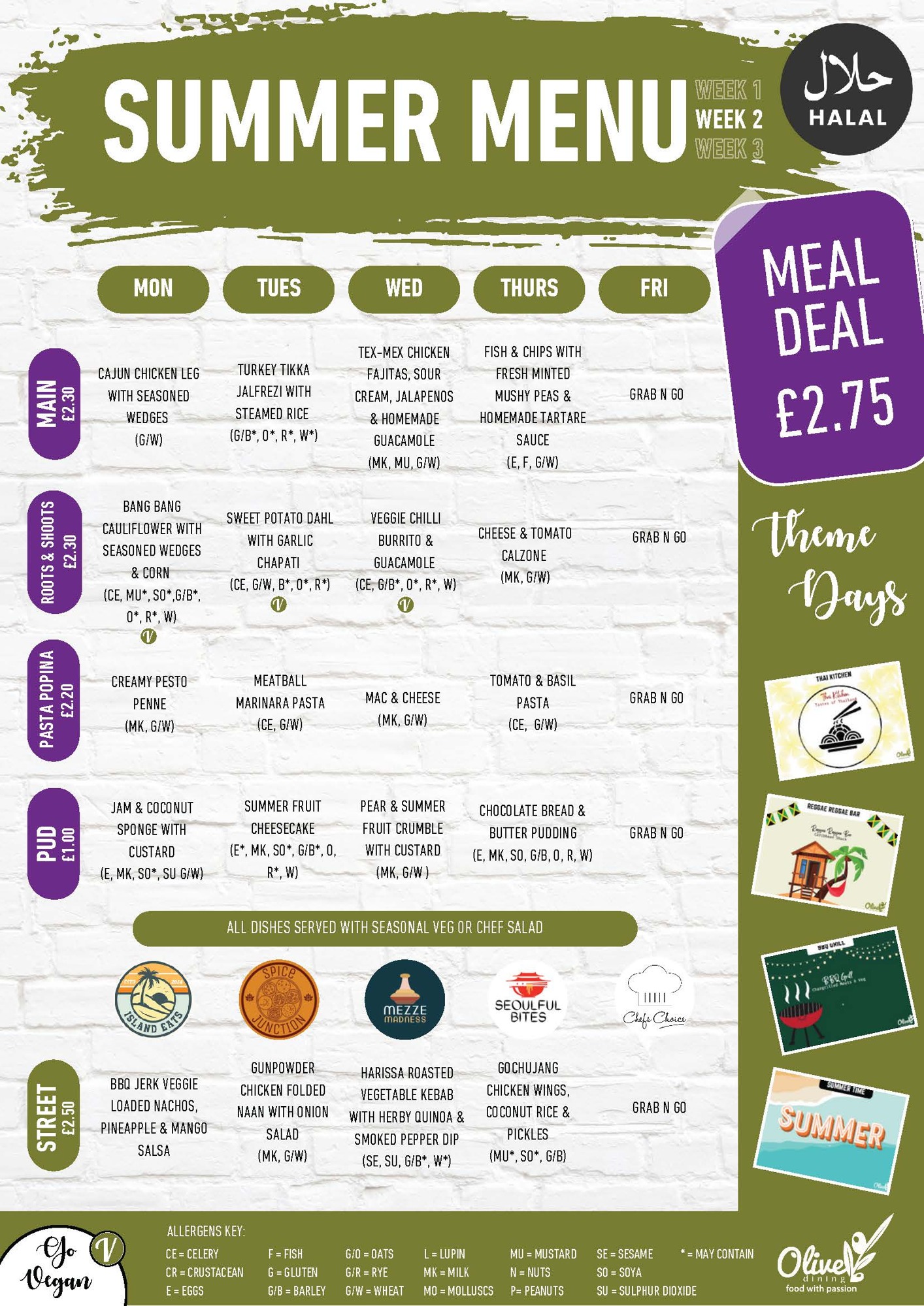 Excelsior Grab n GO Summer Menu 2025 Page 2