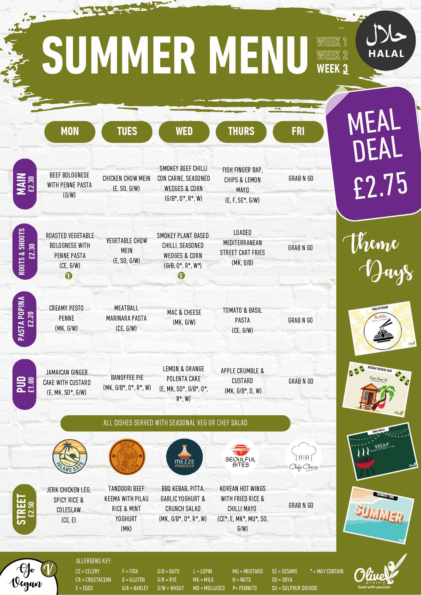 Excelsior Grab n GO Summer Menu 2025 Page 3