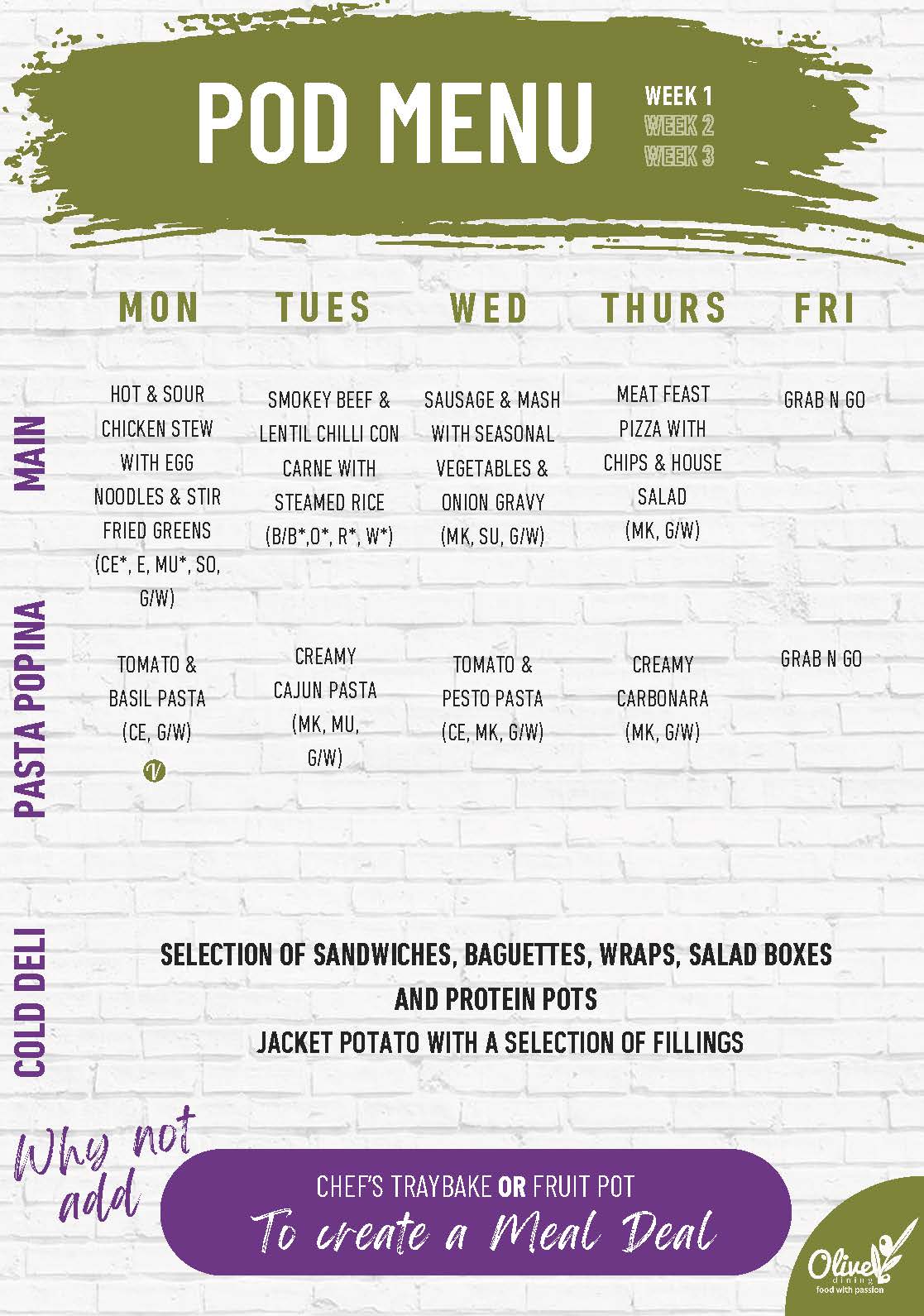 Grab N Go Pod Autumn Term 25 Page 1